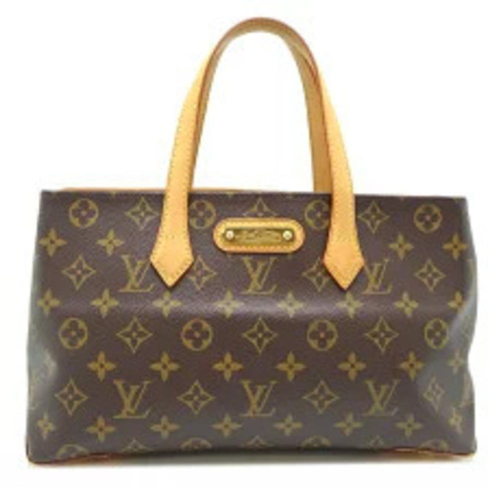 Louis Vuitton Wilshire Handbag Monogram Brown